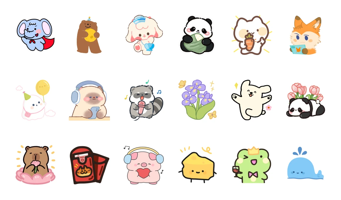 丰富贴纸,持续推出